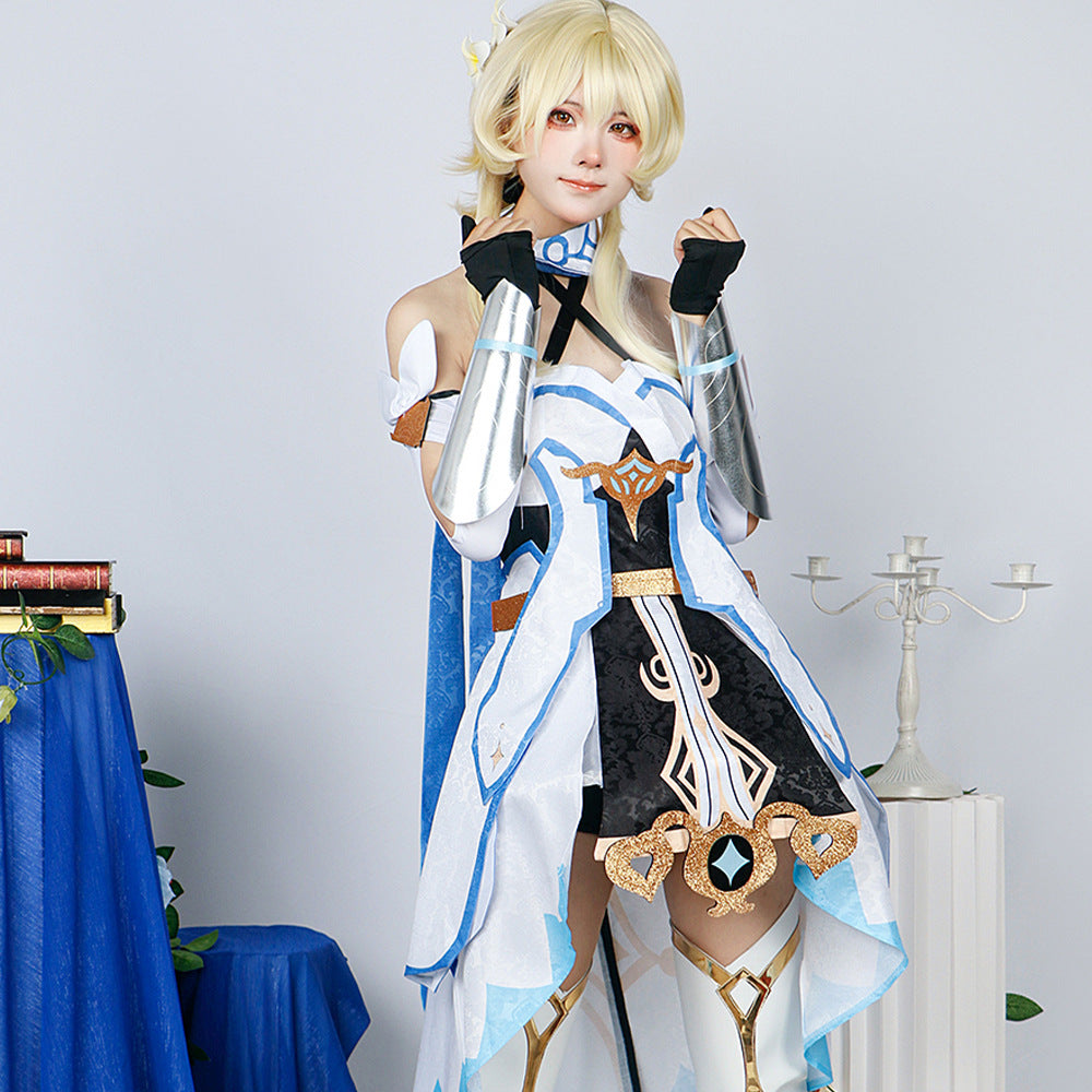 Genshin Impact Traveler Lumine Cosplay Costume Full Set