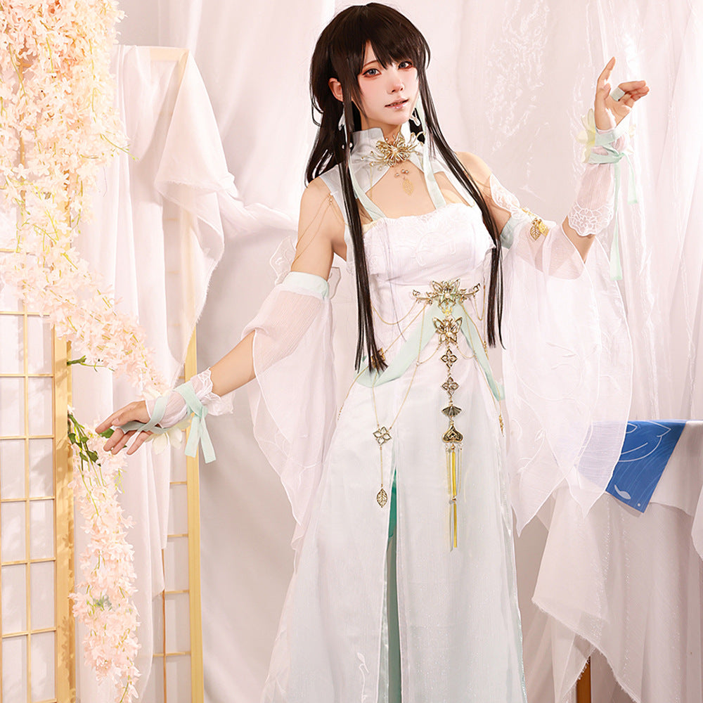 Treacherous Waters Online Su Wen Cosplay Costume Outfit for Halloween