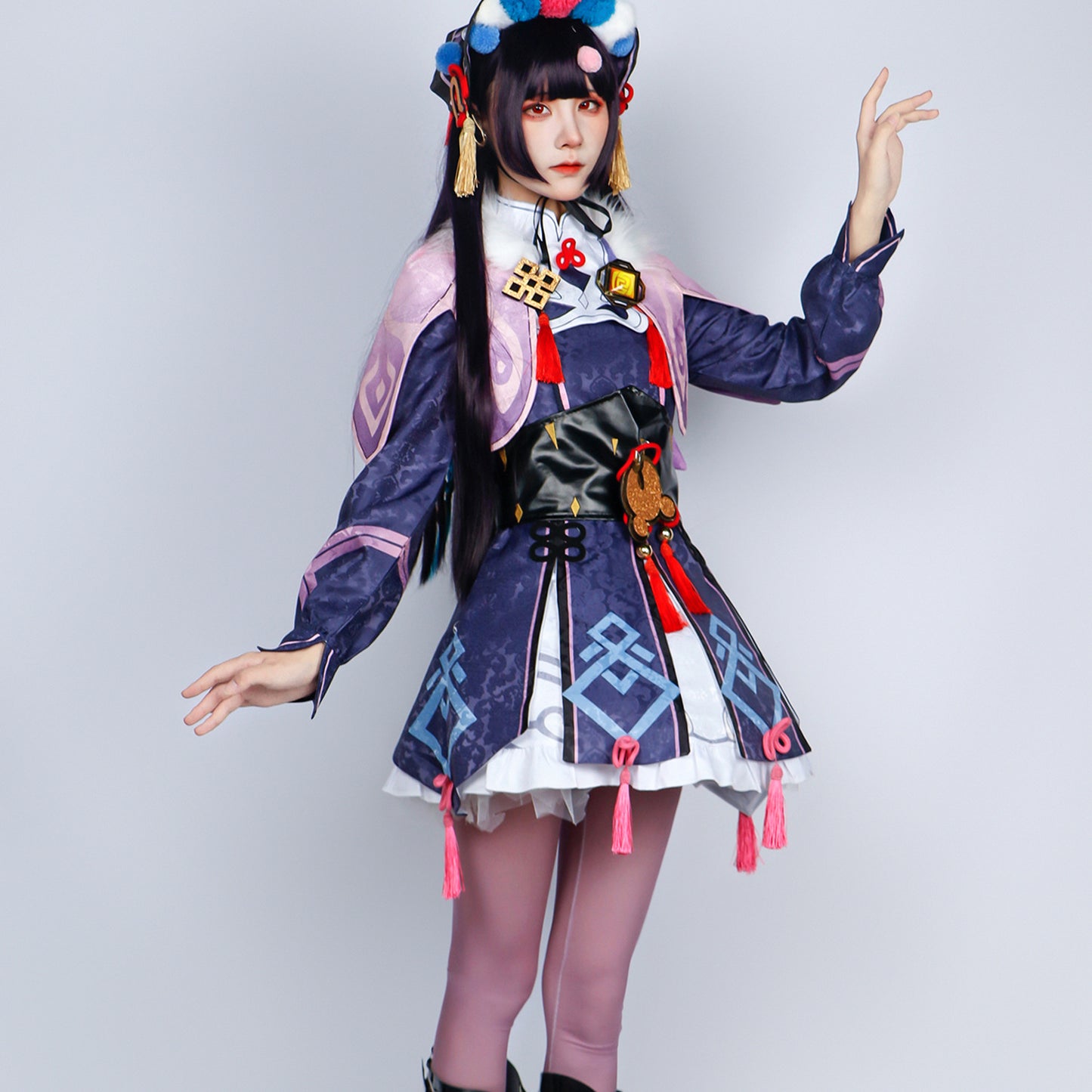 Genshin Impact Yun Jin Cosplay Costume Outfit