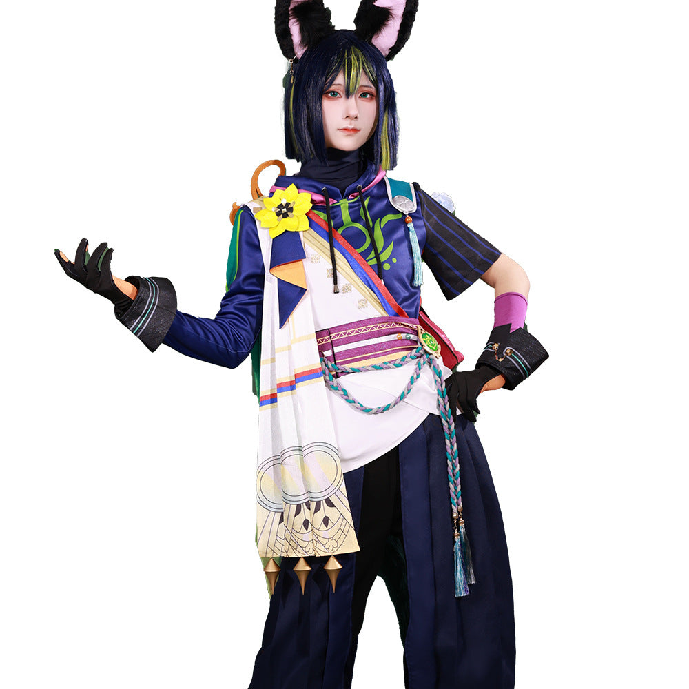 Genshin Impact Tighnari Cosplay Costume Suit