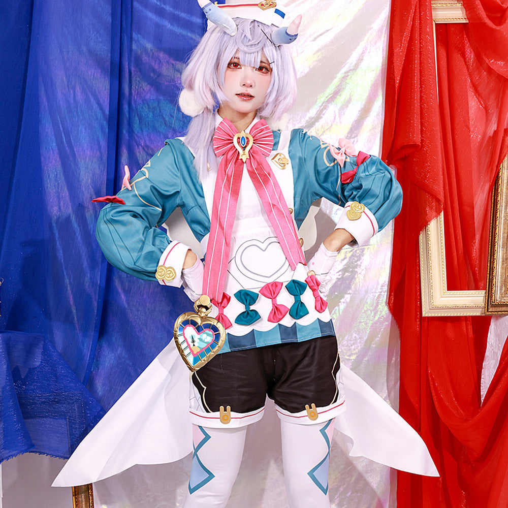 Genshin Impact Sigewinne Cosplay Costume Outfit