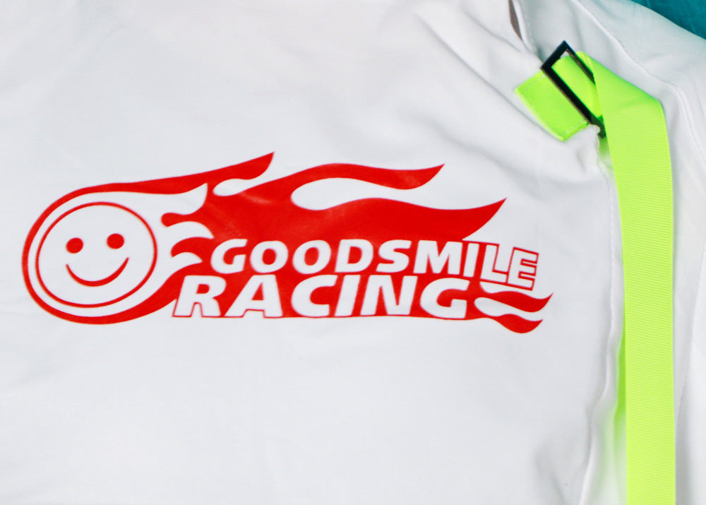 Racing Miku 2022 Hatsune Miku Racing Dress Bodysuit Cosplay Costume Outfit for Halloween