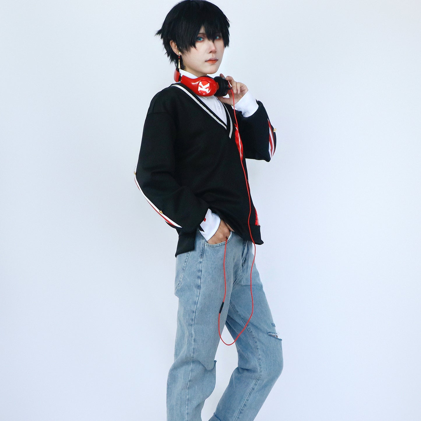 Honkai: Star Rail Collaboration KFC Dan Heng Cosplay Costume Full Set for Halloween