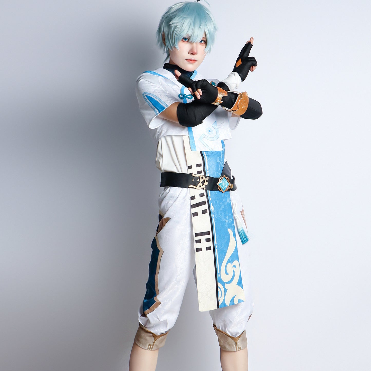 Genshin Impact Chongyun Cosplay Costume Set