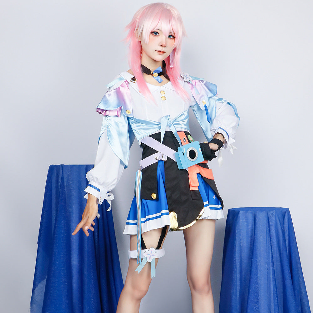 Honkai: Star Rail March 7th Cosplay Costume Full Set for Halloween