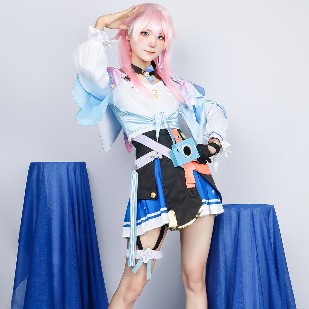 Honkai: Star Rail March 7th Cosplay Costume Full Set for Halloween