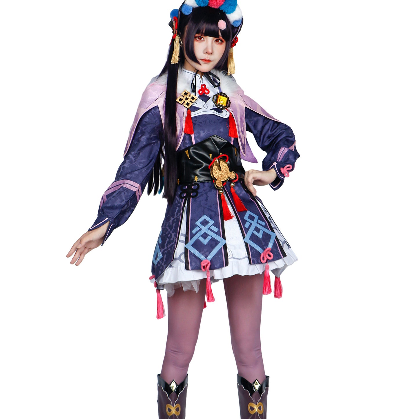 Genshin Impact Yun Jin Cosplay Costume Outfit