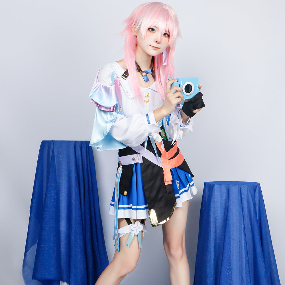 Honkai: Star Rail March 7th Cosplay Costume Full Set for Halloween