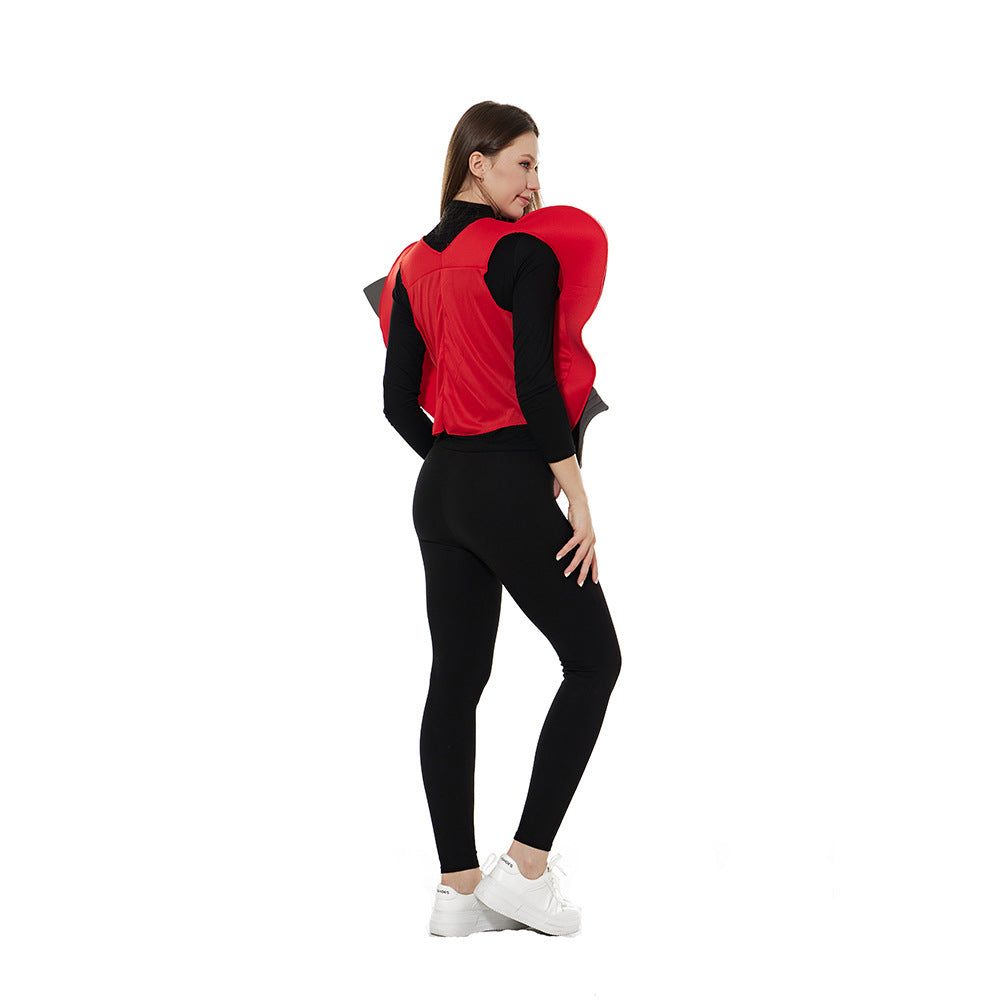 Cupid's Arrow Heart-shaped Cosplay Costume for Halloween Bar Party Performances