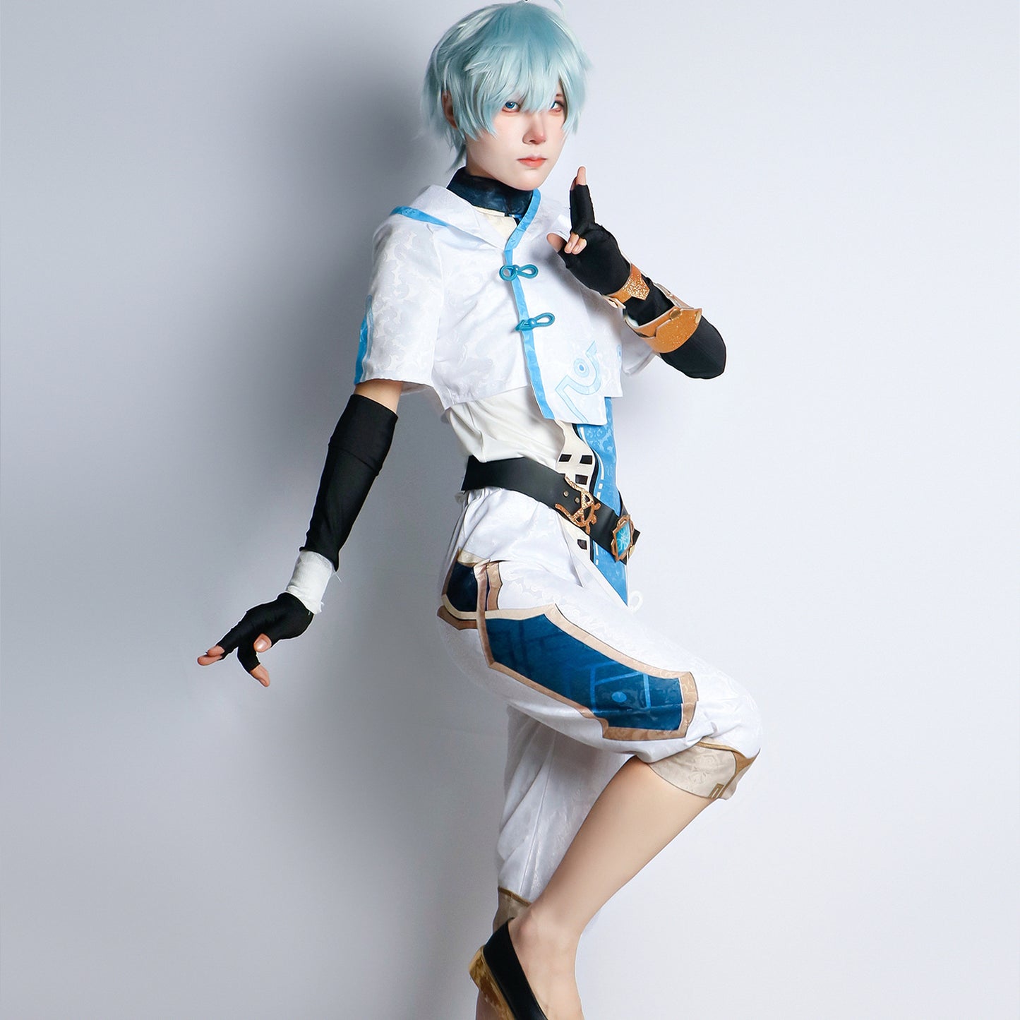 Genshin Impact Chongyun Cosplay Costume Set