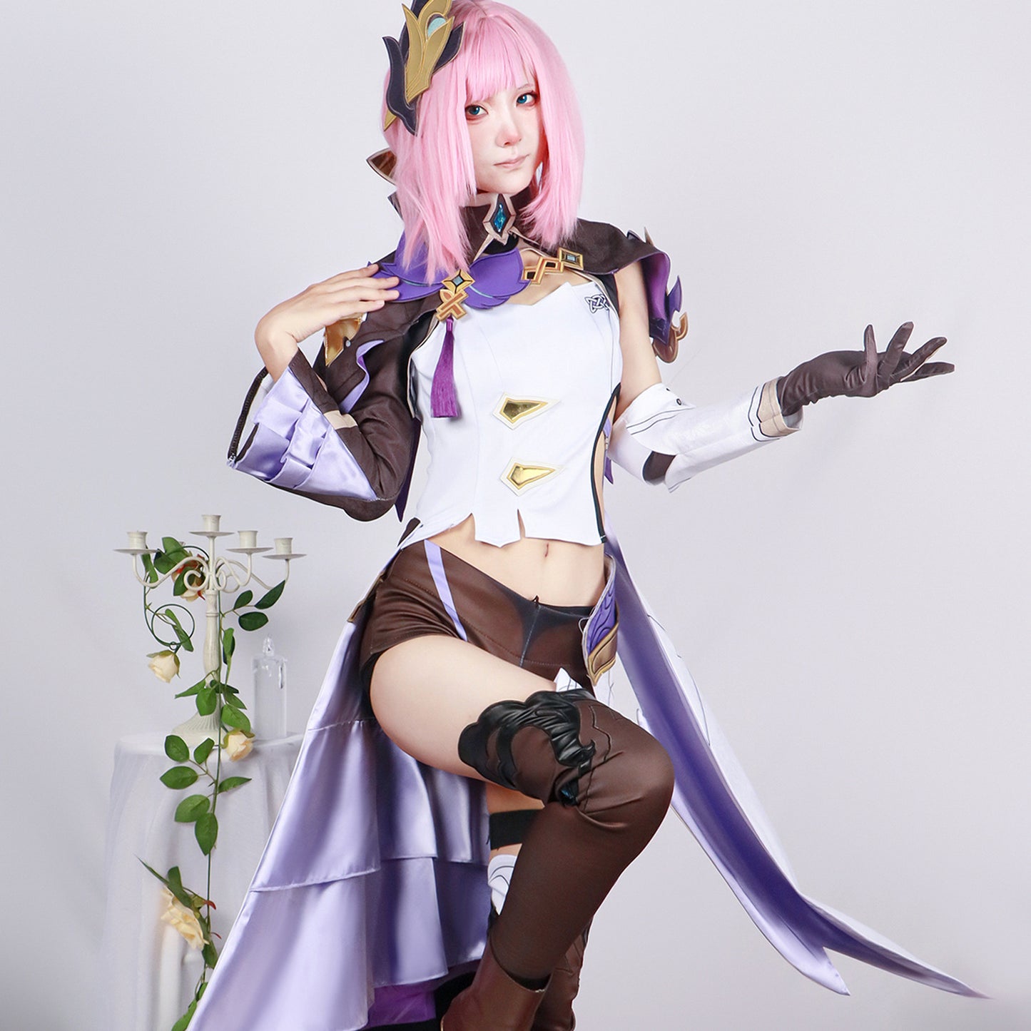 Honkai Impact 3rd Elysia Cosplay Costume Full Set for Halloween