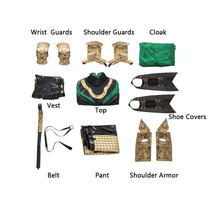 Loki Season 1 Loki Cosplay Costume Suit for Halloween