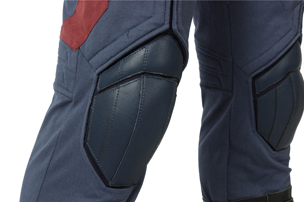 Avengers: Endgame Captain America Steve Rogers Jumpsuit Cosplay Costume Suit for Halloween