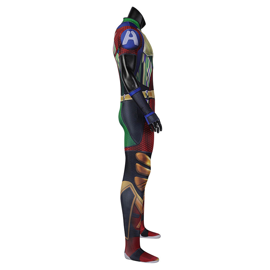 The Boys Season 3 A-Train Jumpsuit Cosplay Costume for Halloween