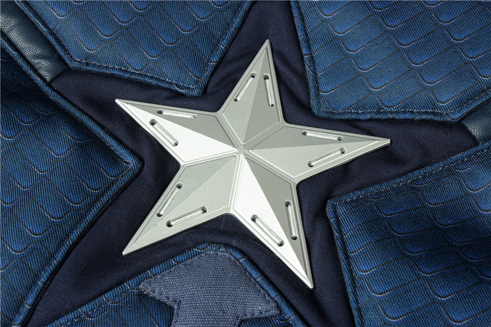 Avengers: Endgame Captain America Steve Rogers Jumpsuit Cosplay Costume Suit for Halloween
