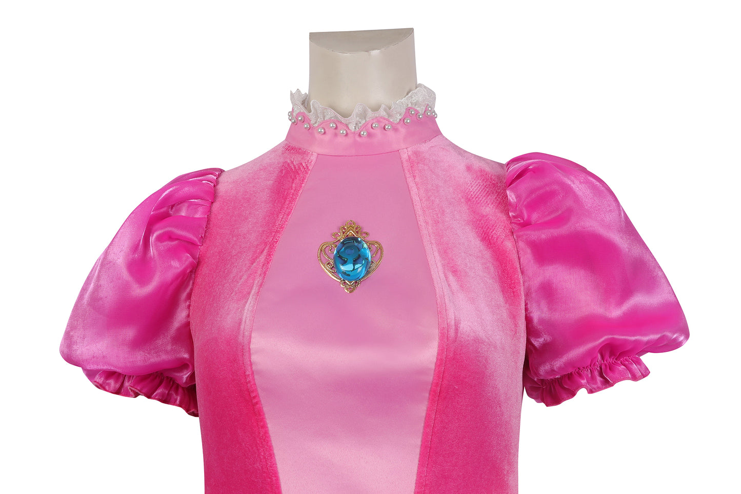 The Super Mario Bros. Movie Princess Peach Cosplay Costume Suit for Halloween