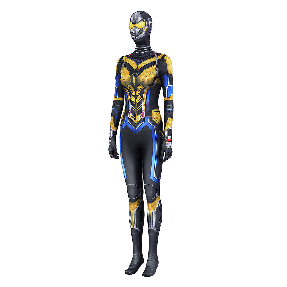 Ant-Man and the Wasp: Quantumania Hope van Dyne Wasp Jumpsuit Cosplay Costume for Halloween