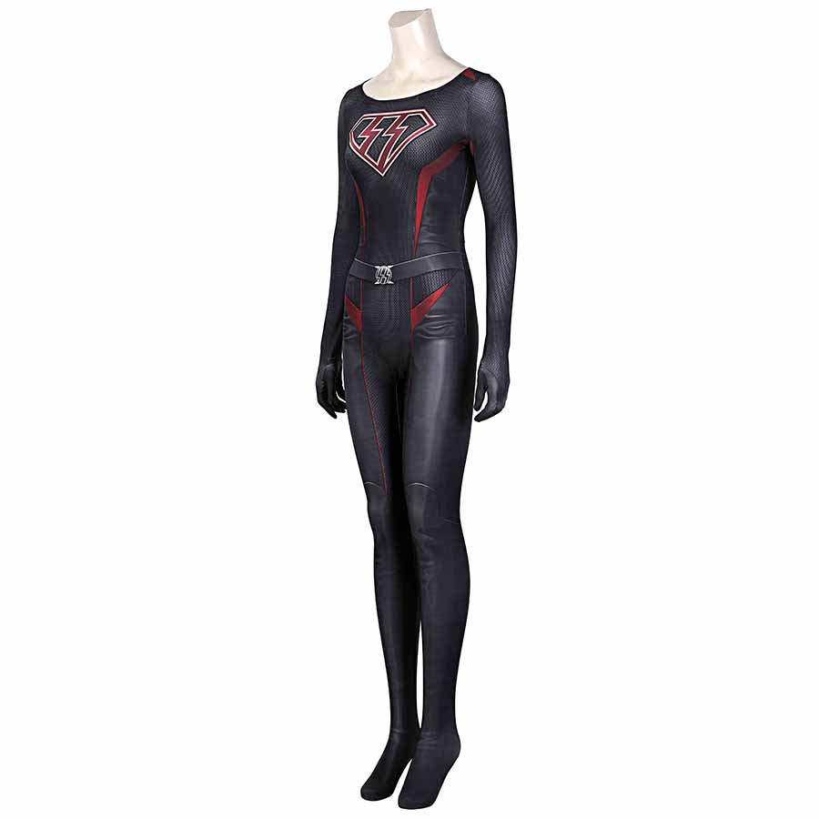 OVERGIRL Kara Zor-El Danvers Jumpsuit Cosplay Costume for Halloween
