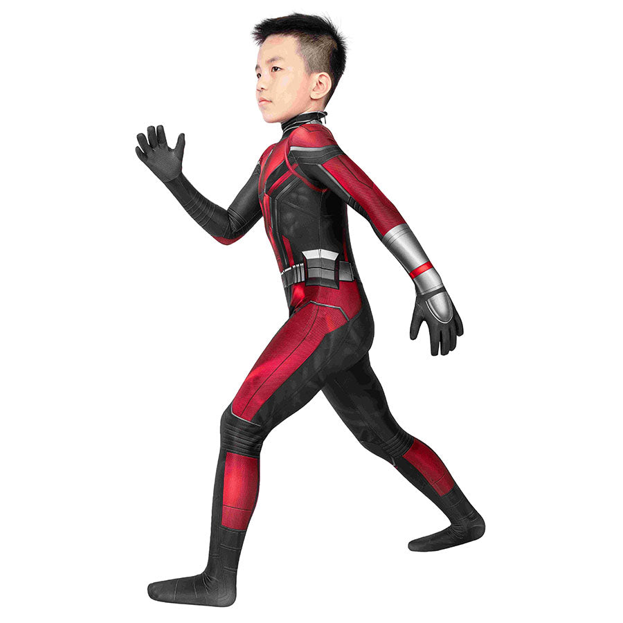 Ant-Man and the Wasp 2 Ant-Man Kid Jumpsuit Cosplay Costume for Halloween