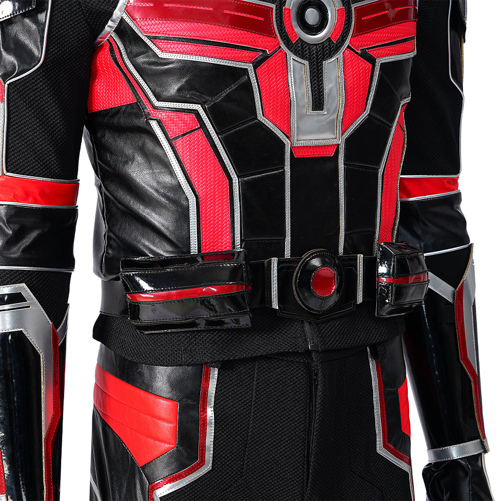 Ant-Man and the Wasp: Quantumania Ant-Man Jumpsuit Cosplay Costume Full Set for Halloween