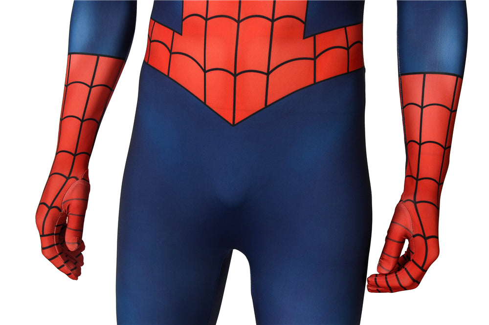Ultimate Spider-Man Season 1 Peter Parker Jumpsuit Cosplay Costume for Halloween