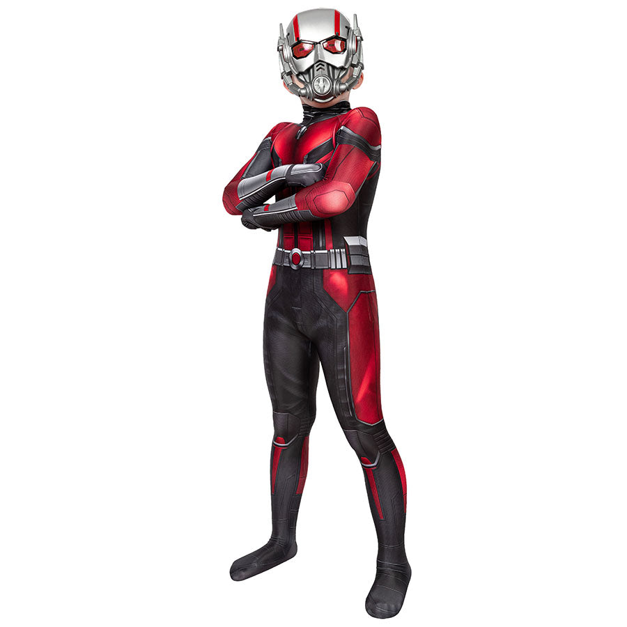 Ant-Man and the Wasp 2 Ant-Man Kid Jumpsuit Cosplay Costume for Halloween