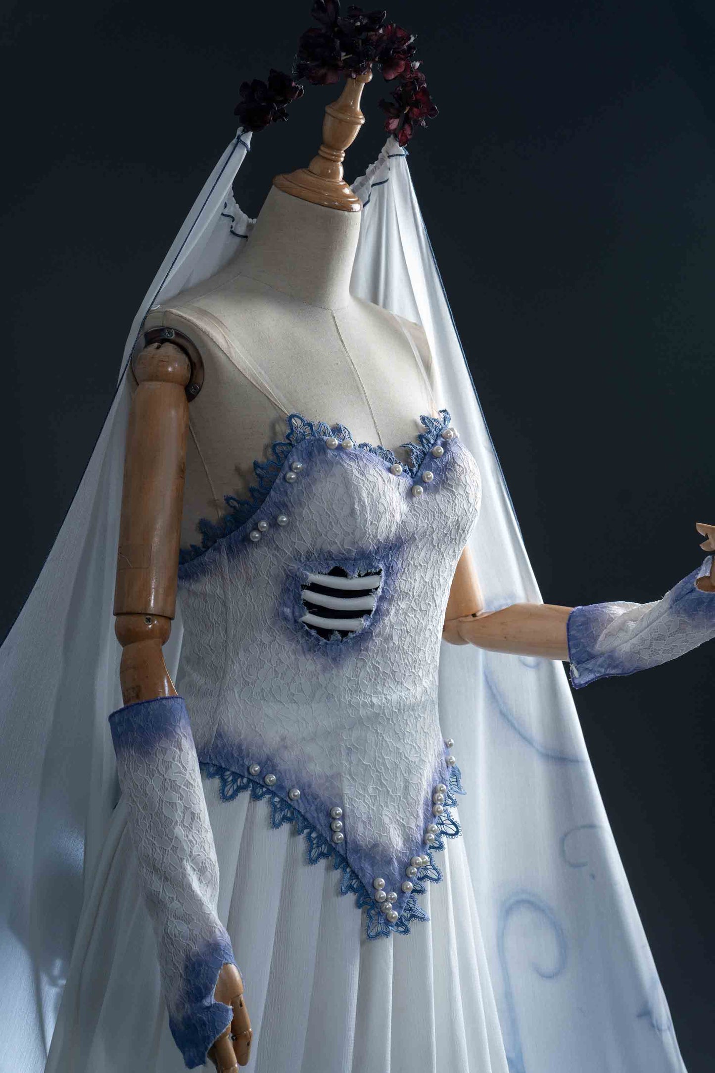 Tim Burton's Corpse Bride Cosplay Costume Suit for Halloween