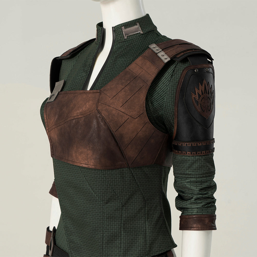 Guardians of the Galaxy Vol. 3 Gamora Cosplay Costume Full Set for Halloween