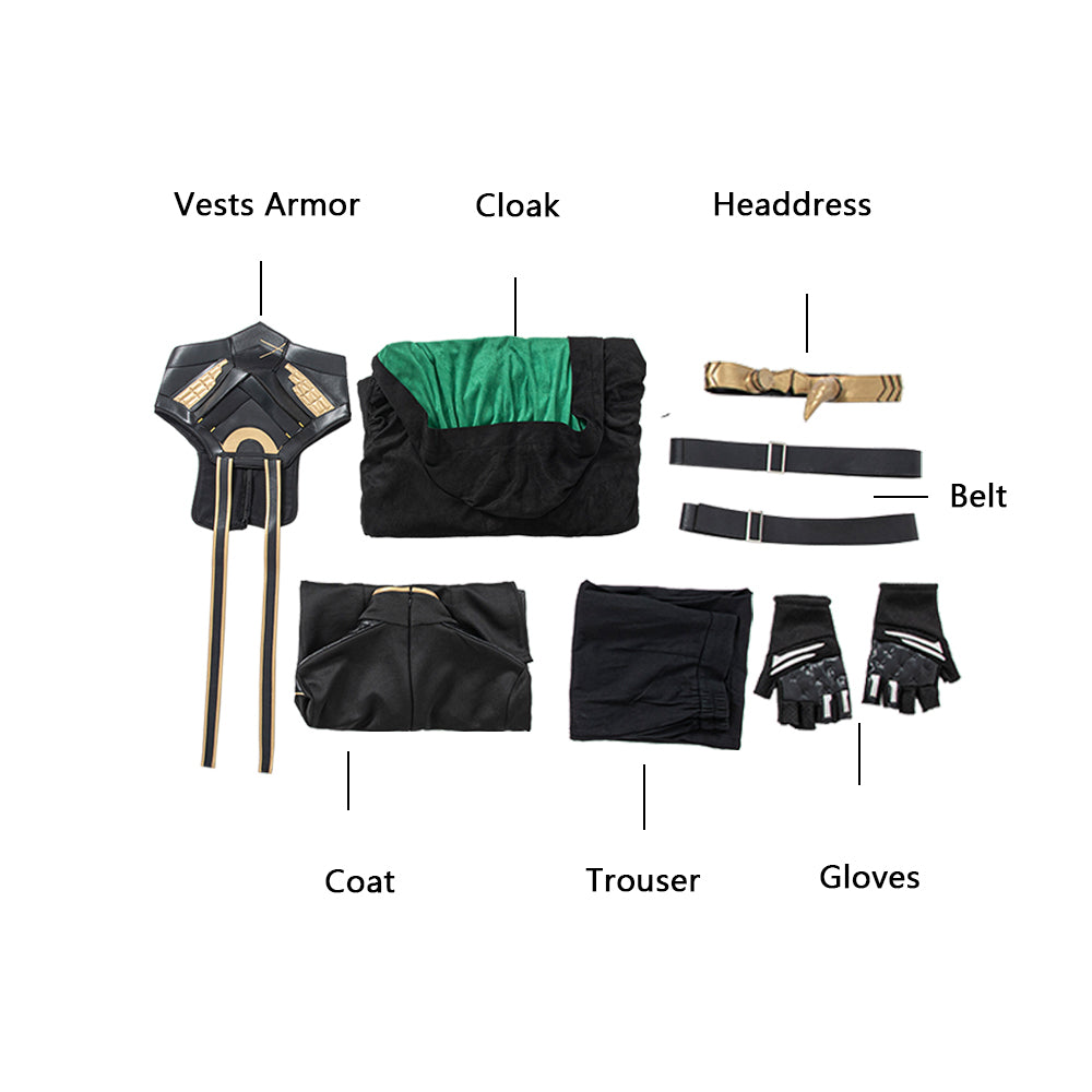 Loki Season 1 Sylvie Variant Cosplay Costume Outfit for Halloween