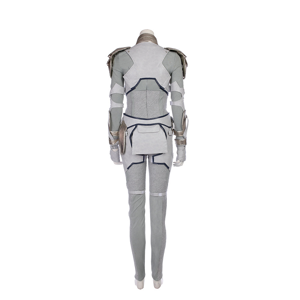 Thor: Ragnarok Valkyrie White War Armor Cosplay Costume Suit for Halloween