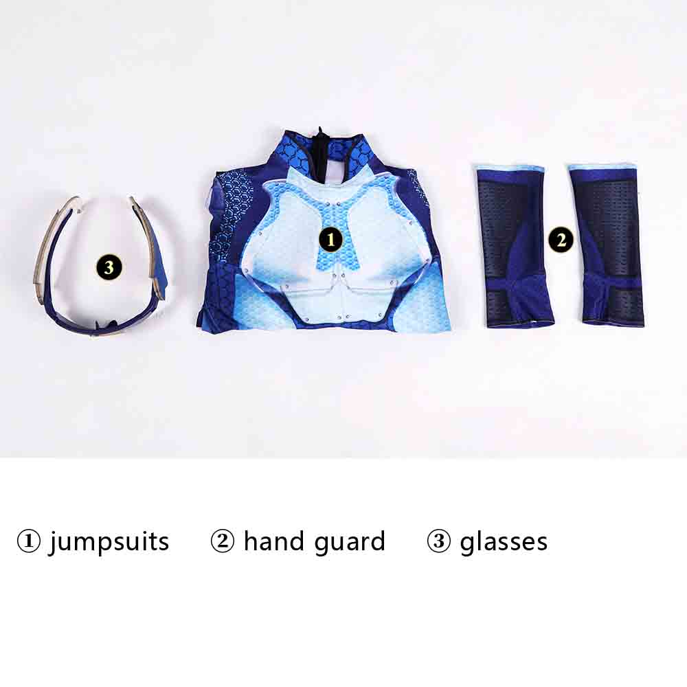 The Boys Season 3 A-Train Kid Jumpsuit Cosplay Costume Outfit for Halloween
