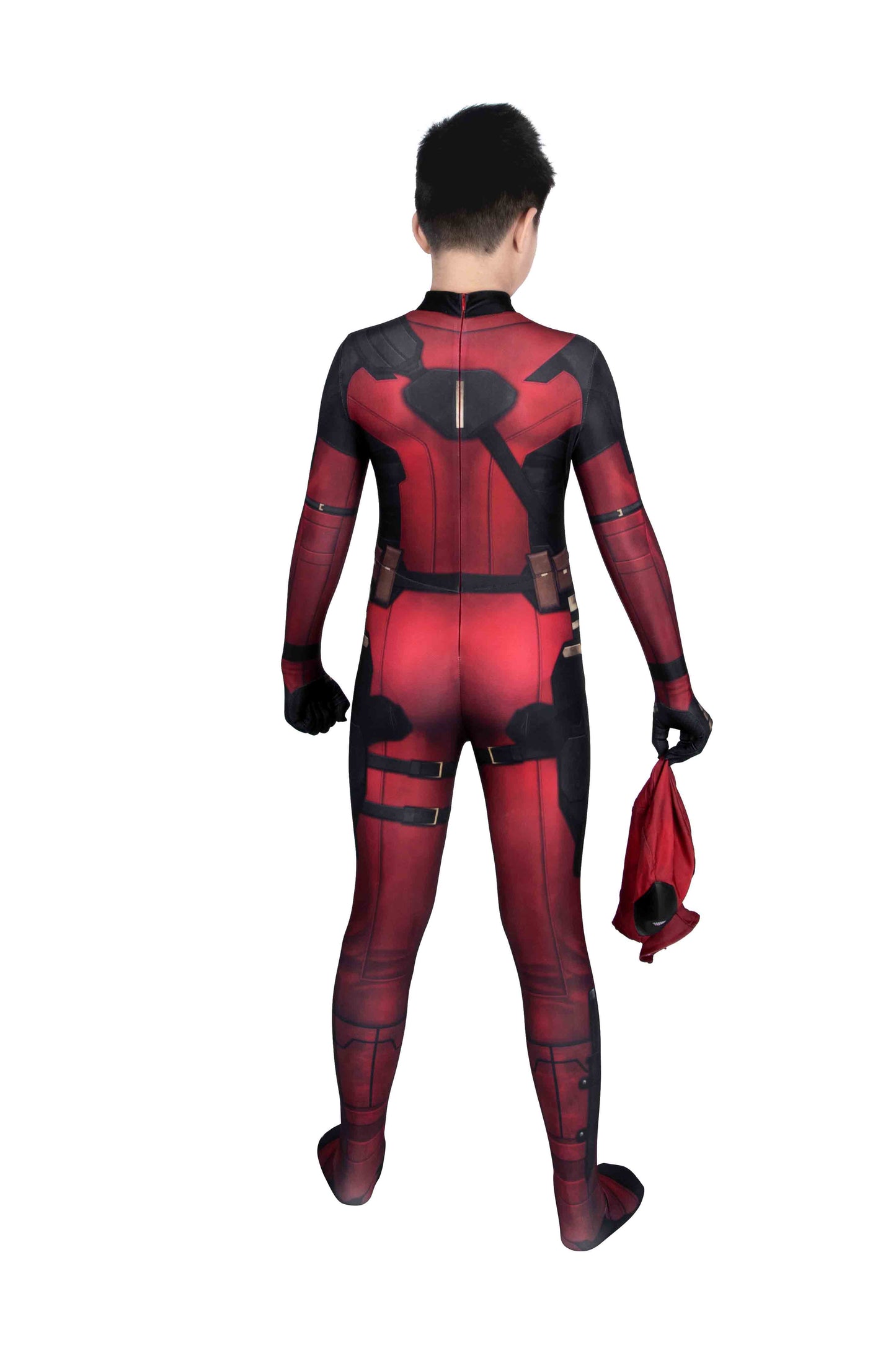 Deadpool 3 Wade Wilson Kid Jumpsuit Cosplay Costume for Halloween
