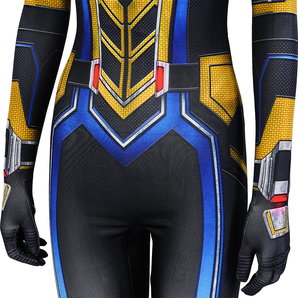 Ant-Man and the Wasp: Quantumania Hope van Dyne Wasp Jumpsuit Cosplay Costume for Halloween