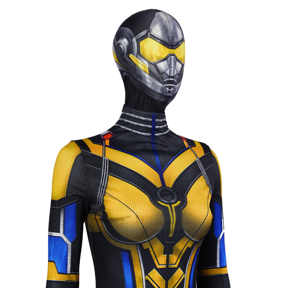 Ant-Man and the Wasp: Quantumania Hope van Dyne Wasp Jumpsuit Cosplay Costume for Halloween