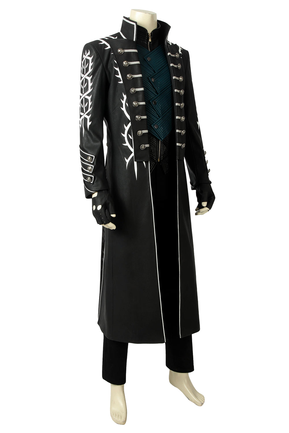 Devil May Cry 5 Vergil Cosplay Costume Suit for Halloween