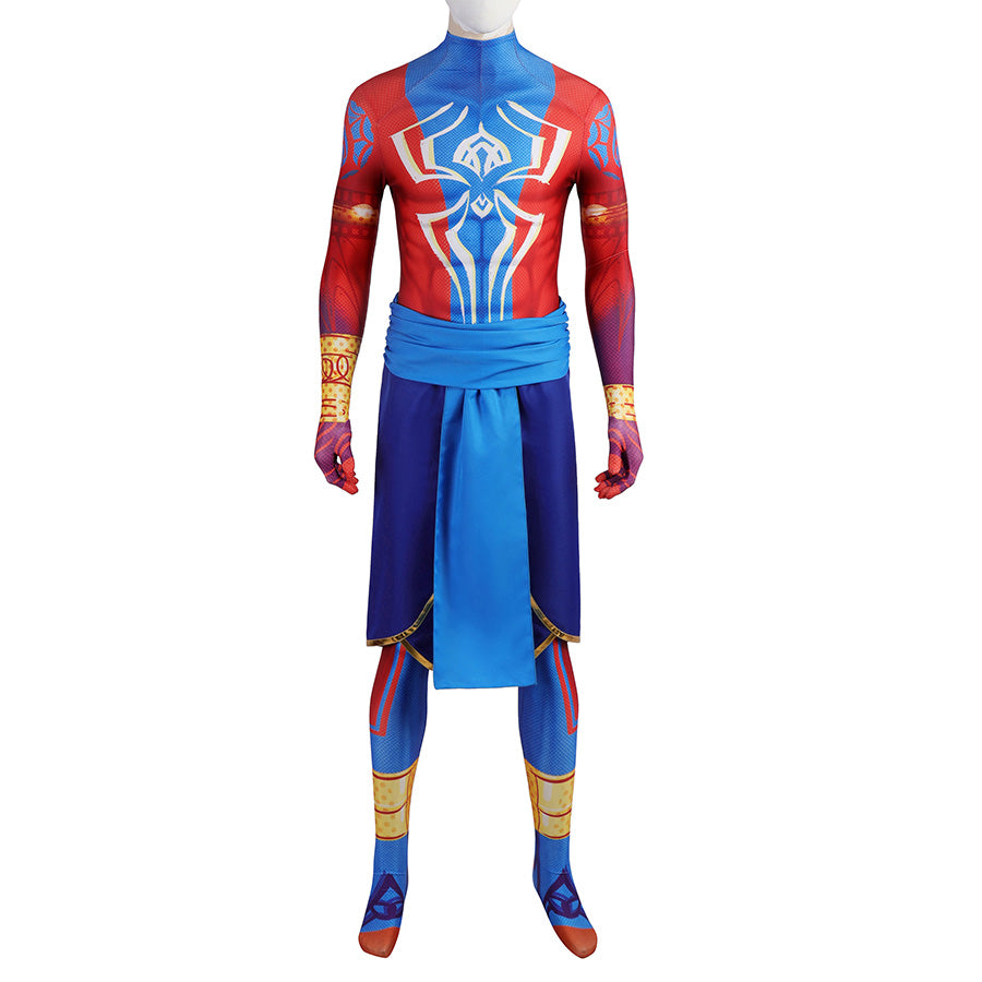 Spider-Man: Across the Spider-Verse Spider-Man India Pavitr Prabhakar Jumpsuit Cosplay Costume for Halloween