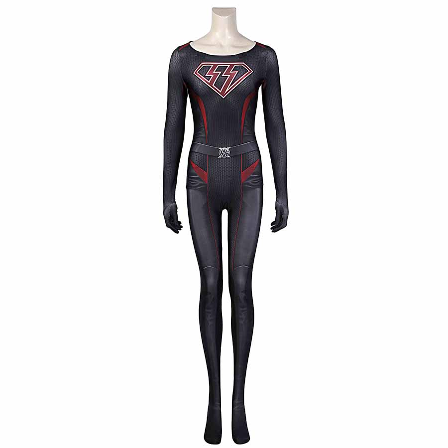 OVERGIRL Kara Zor-El Danvers Jumpsuit Cosplay Costume for Halloween