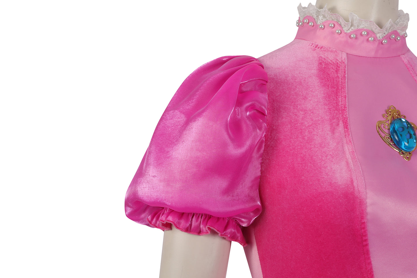 The Super Mario Bros. Movie Princess Peach Cosplay Costume Suit for Halloween