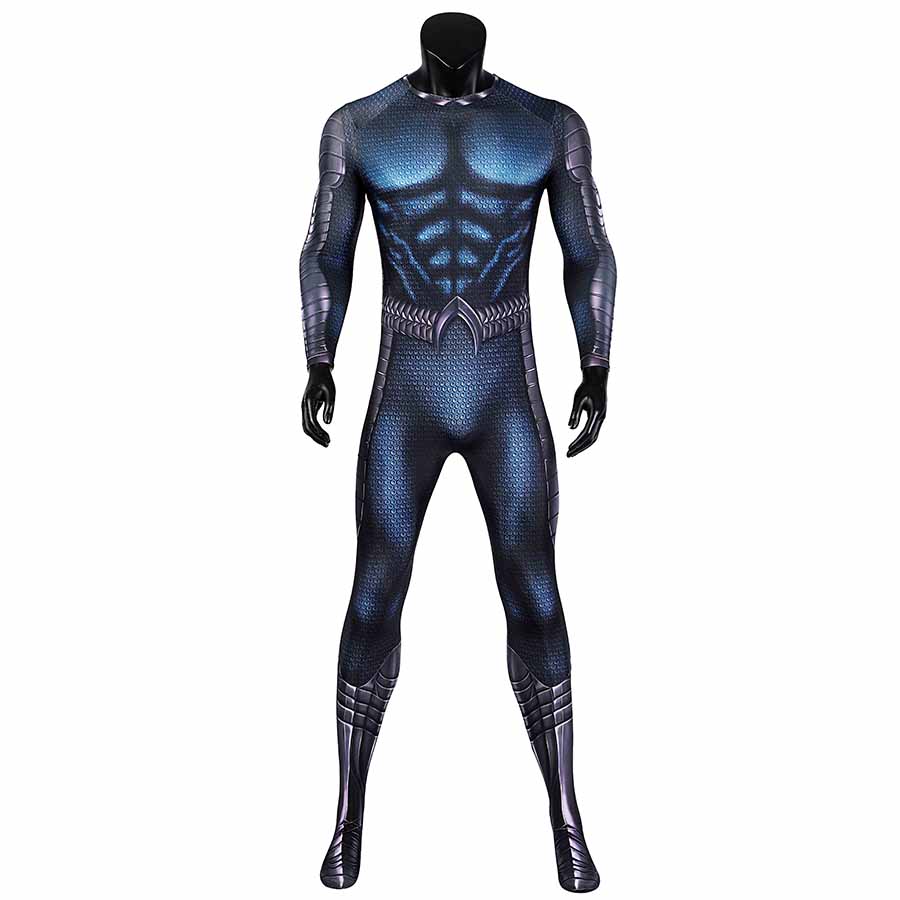 Aquaman 2 Arthur Curry Jumpsuit Cosplay Costume for Halloween