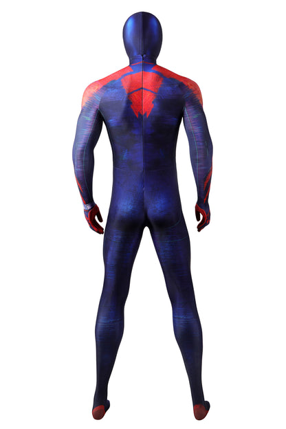 Spider-Man: Across the Spider-Verse Spiderman 2099 Miguel O'Hara Jumpsuit Cosplay Costume for Halloween