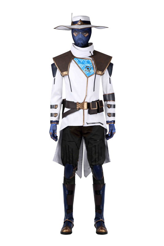 Valorant Cypher Cosplay Costume Outfit for Halloween