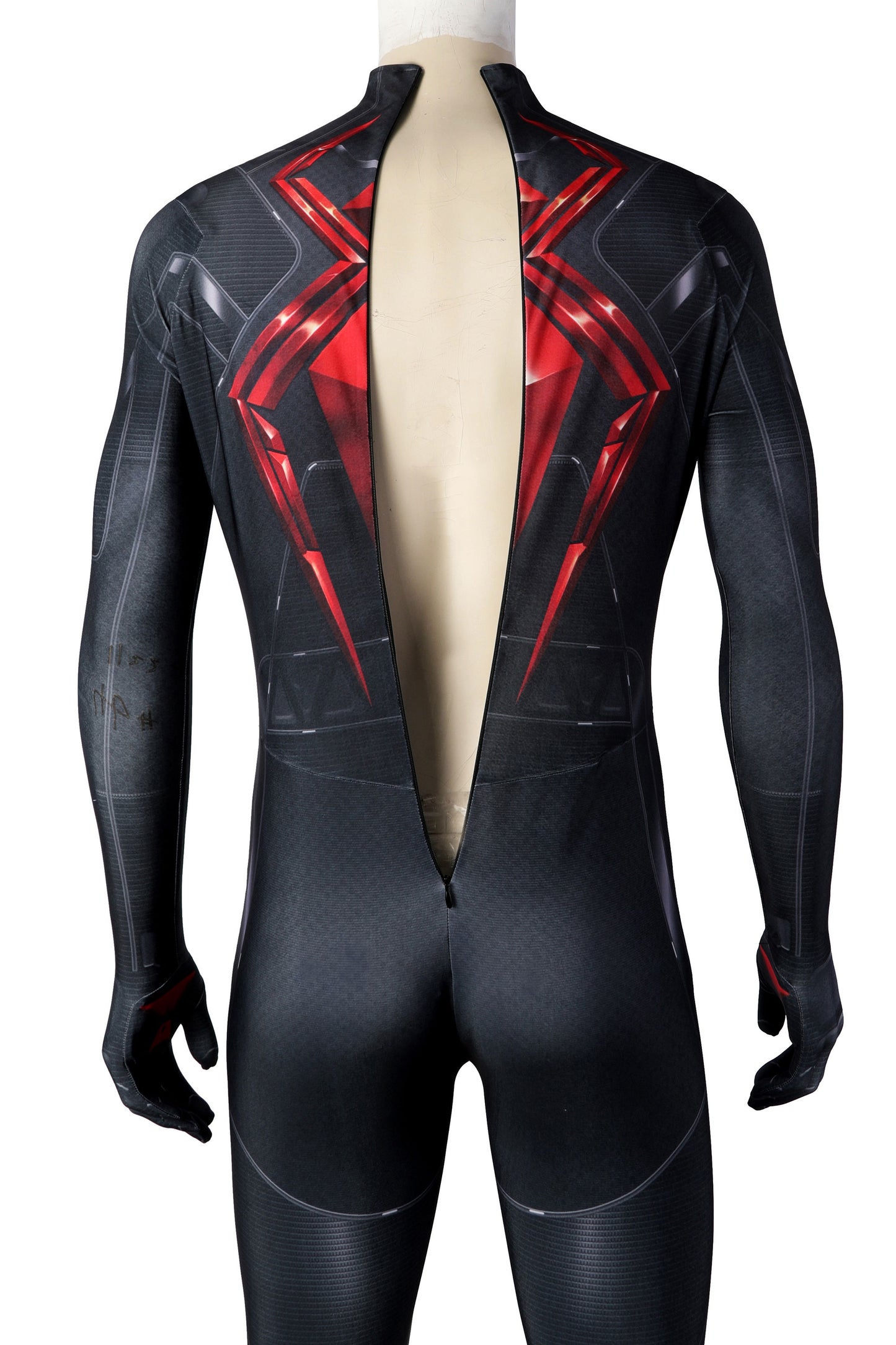 Marvel's Spider-Man Dark Suit Jumpsuit Cosplay Costume for Halloween