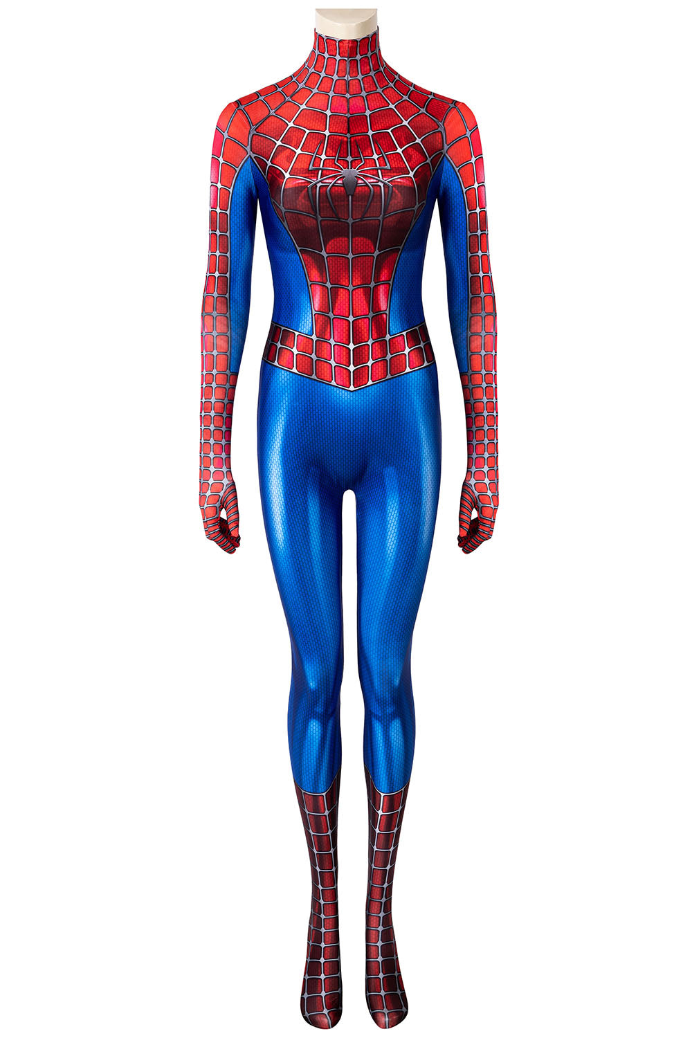 Spider-Man 2 Peter Parker Tobey Maguire Jumpsuit Cosplay Costume for Halloween