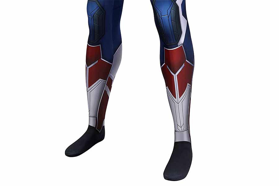 The Falcon and The Winter Soldier Sam Wilson New Captain America Jumpsuit Cosplay Costume for Halloween