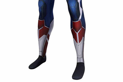 The Falcon and The Winter Soldier Sam Wilson New Captain America Jumpsuit Cosplay Costume for Halloween