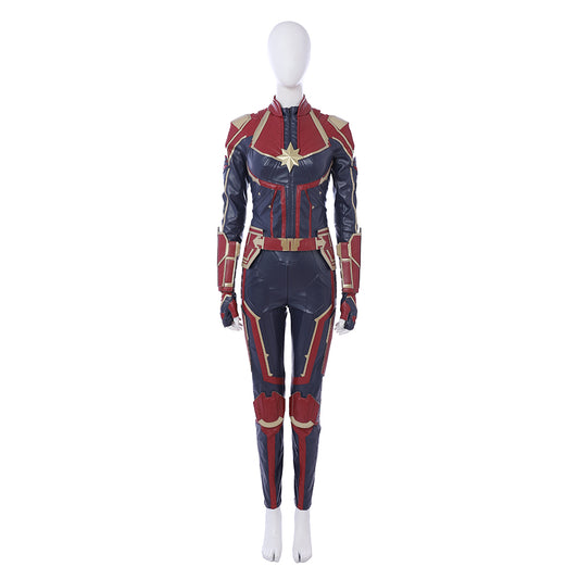 Captain Marvel Carol Danvers Cosplay Costume Full Set for Halloween