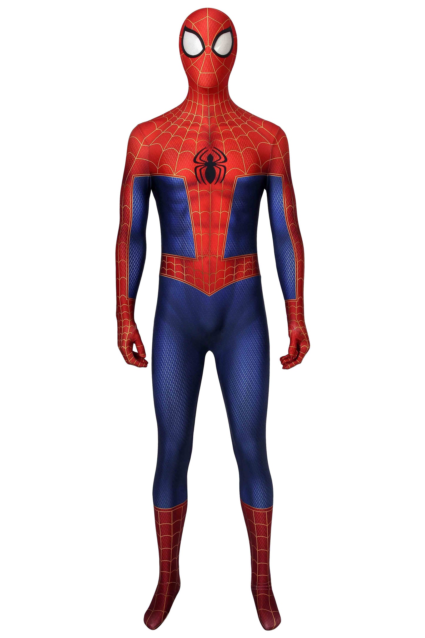 Spider-Man: Into the Spider-Verse Peter Parker Jumpsuit Cosplay Costume for Halloween