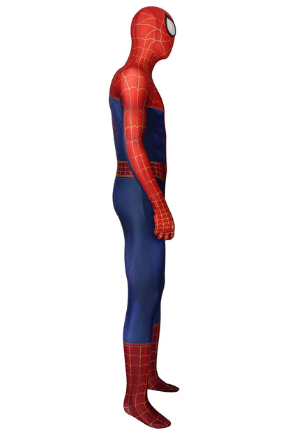 Spider-Man: Into the Spider-Verse Peter Parker Jumpsuit Cosplay Costume for Halloween