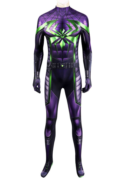 Marvel's Spider-Man Miles Morales Purple Reign Suit Cosplay Costume for Halloween