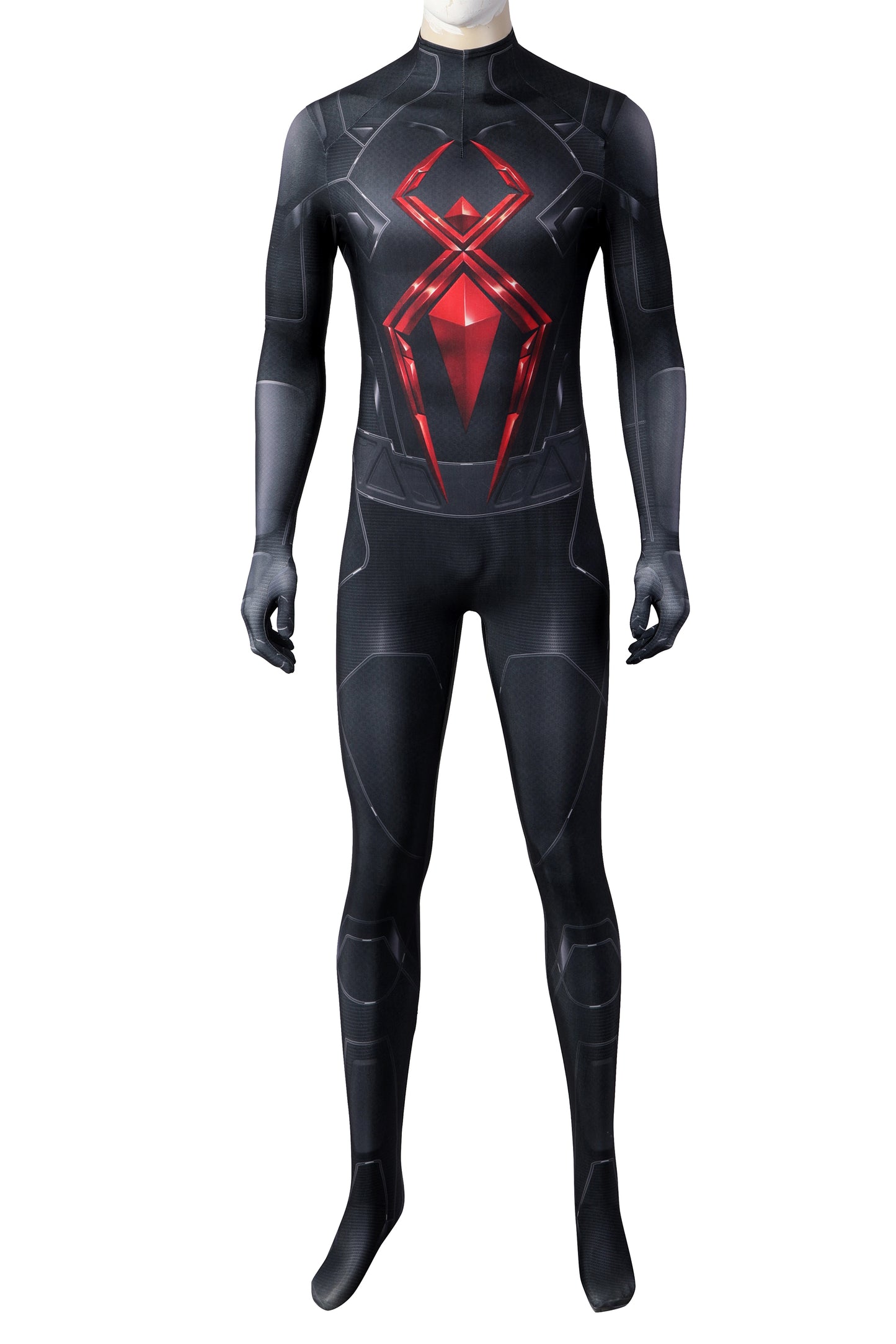 Marvel's Spider-Man Dark Suit Jumpsuit Cosplay Costume for Halloween